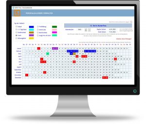 Personalkalender Software Personalzeiterfassung Personalplanung